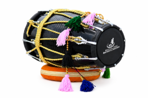 Premium Black Finished Shisam Wood Decorative Dholak